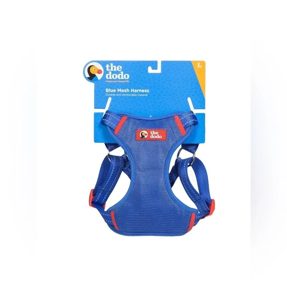 NEW mesh dog harness sz large